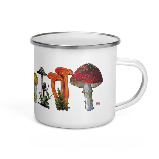 Mushrooms Enamel Mug