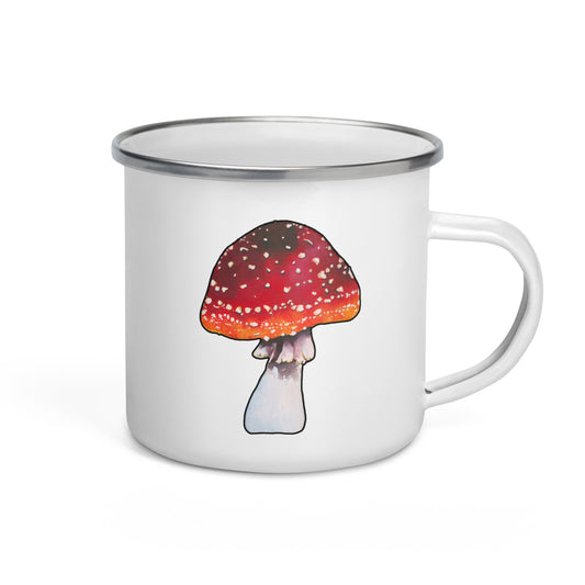 Amanita Enamel Mug